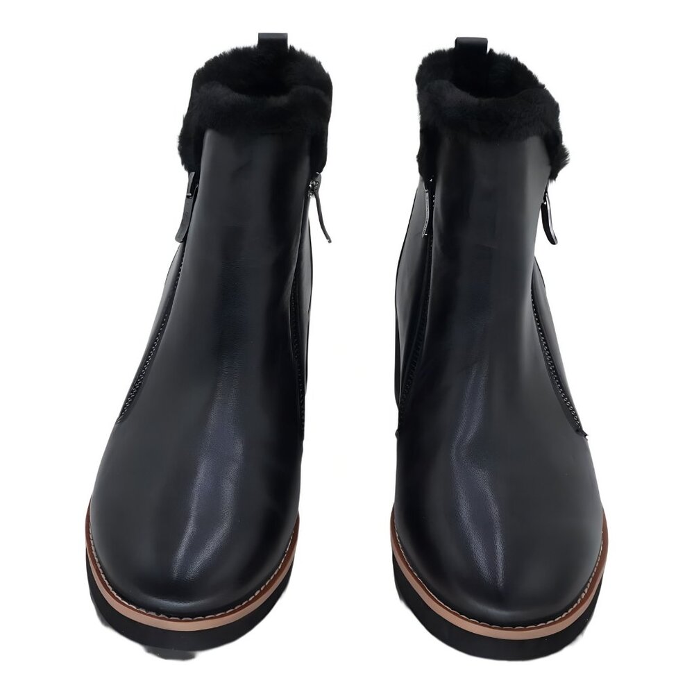 Easy Spirit Lorand Almond Toe Block Heel Booties Medium Brown 10m View 5